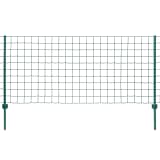 vidaXL Euro-aitasarja teräs 20x1,5 m vihreä