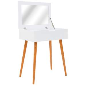 vidaXL peegliga tualettlaud, MDF 60 x 40 x 75 cm