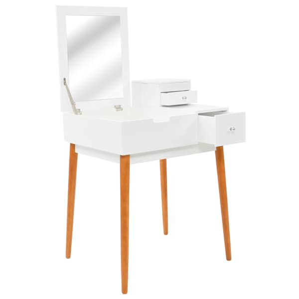 vidaXL peegliga tualettlaud, MDF 60 x 50 x 86 cm