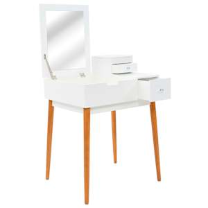 Toaletní stolek se zrcadlem MDF 60 x 50 x 86 cm