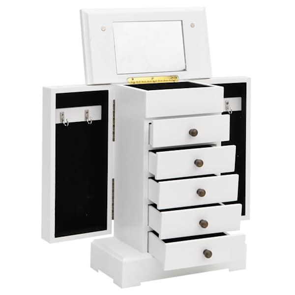 vidaXL ehtekarp peegliga, MDF 25 x 13,5 x 34 cm