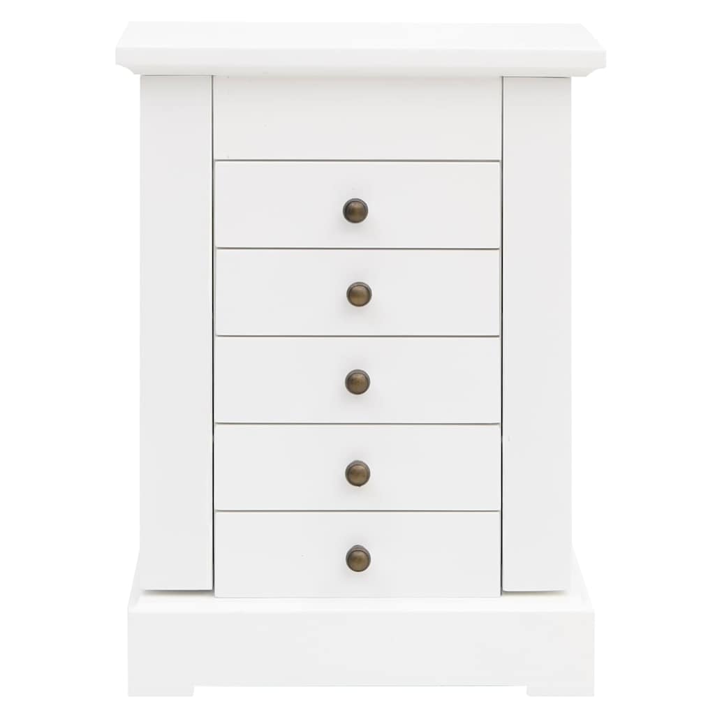 Thumbnail - vidaXL Schmuckkasten mit Spiegel MDF 25 x 13,5 x 34 cm