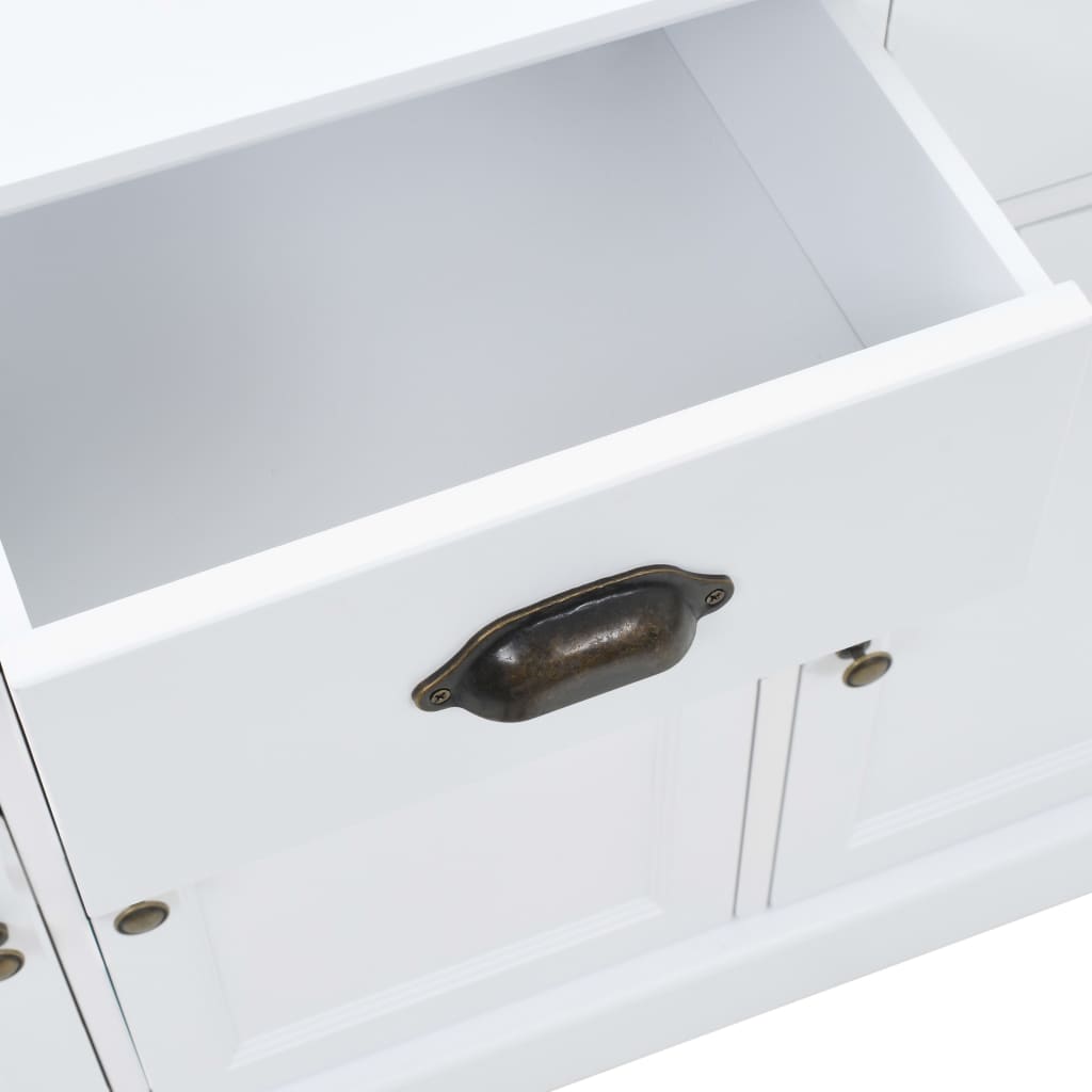 Credenza Con 3 Ante In MDF E Legno Di Pino 105x35x77,5 Cm VidaXL 19 width=274