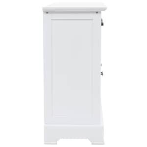 Příborník se 3 dvířky MDF a borové dřevo 105 x 35 x 77,5 cm - obrázek 3