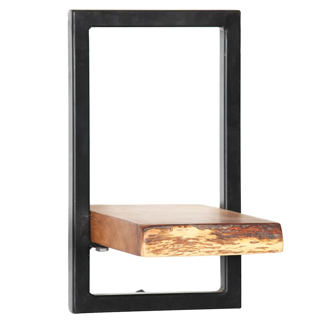 Set D'étagères Murales 5 Pcs Bois D'acacia Massif Et Acier VidaXL 18 width=274