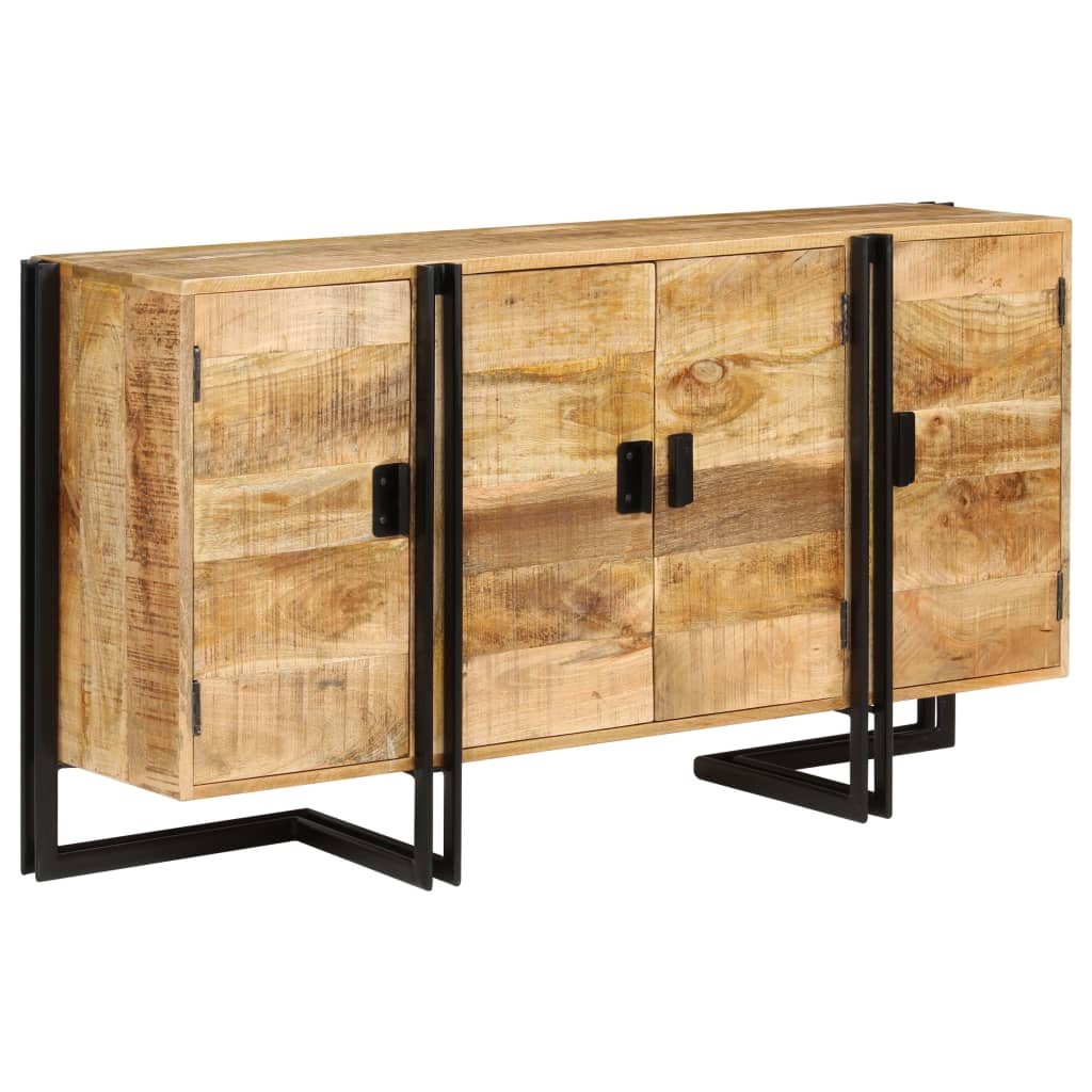 Buffet Bois De Manguier Massif 150 X 40 X 80 Cm VidaXL 14 width=274
