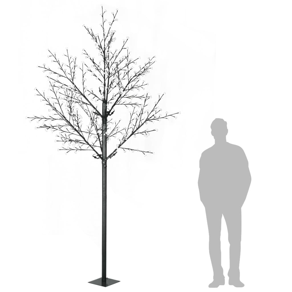 vidaXL Arbre de Noël fleuri LED d'intérieur/d'extérieur IP44 300 cm