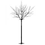 vidaXL mākslīgais Ziemassvētku koks, IP44, 250 cm, zils