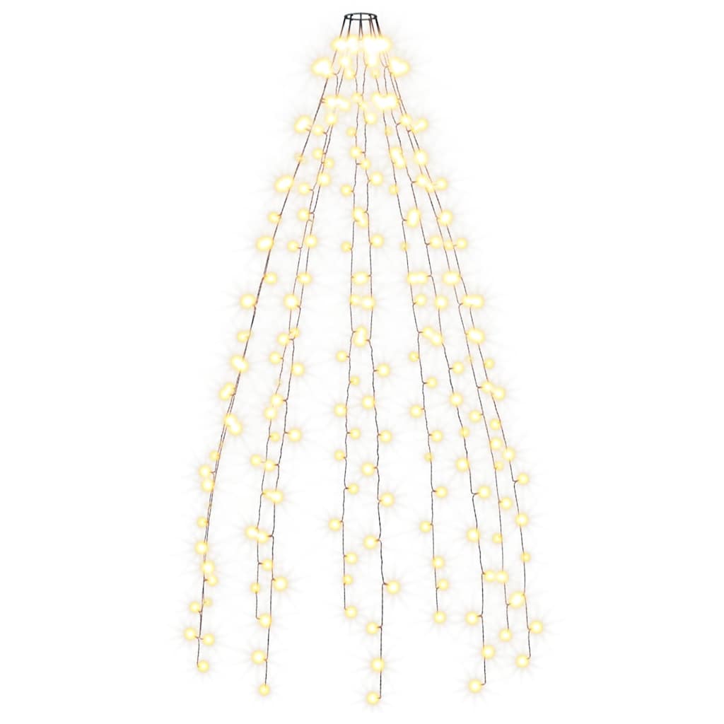 vidaXL Světelná síť na vánoční stromek s 210 LED diodami 210 cm