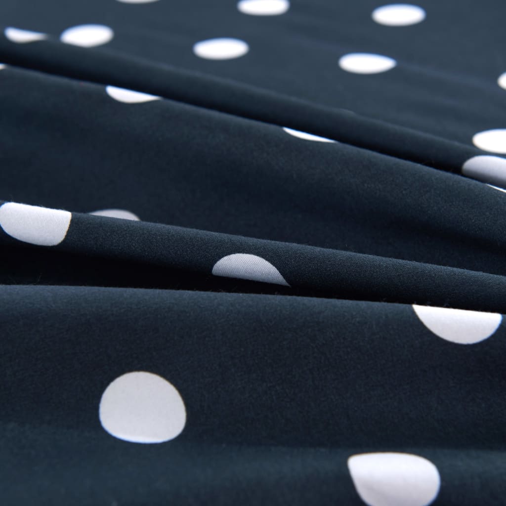 

vidaXL Dekbedovertrekset polkadotprint 155x220/80x80 cm