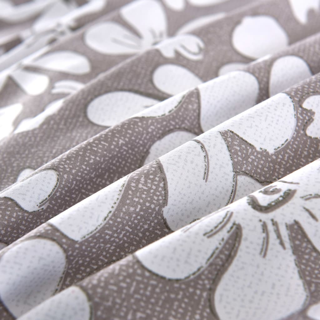 

vidaXL Dekbedovertrekset bloemenprint 140x220/60x70 cm