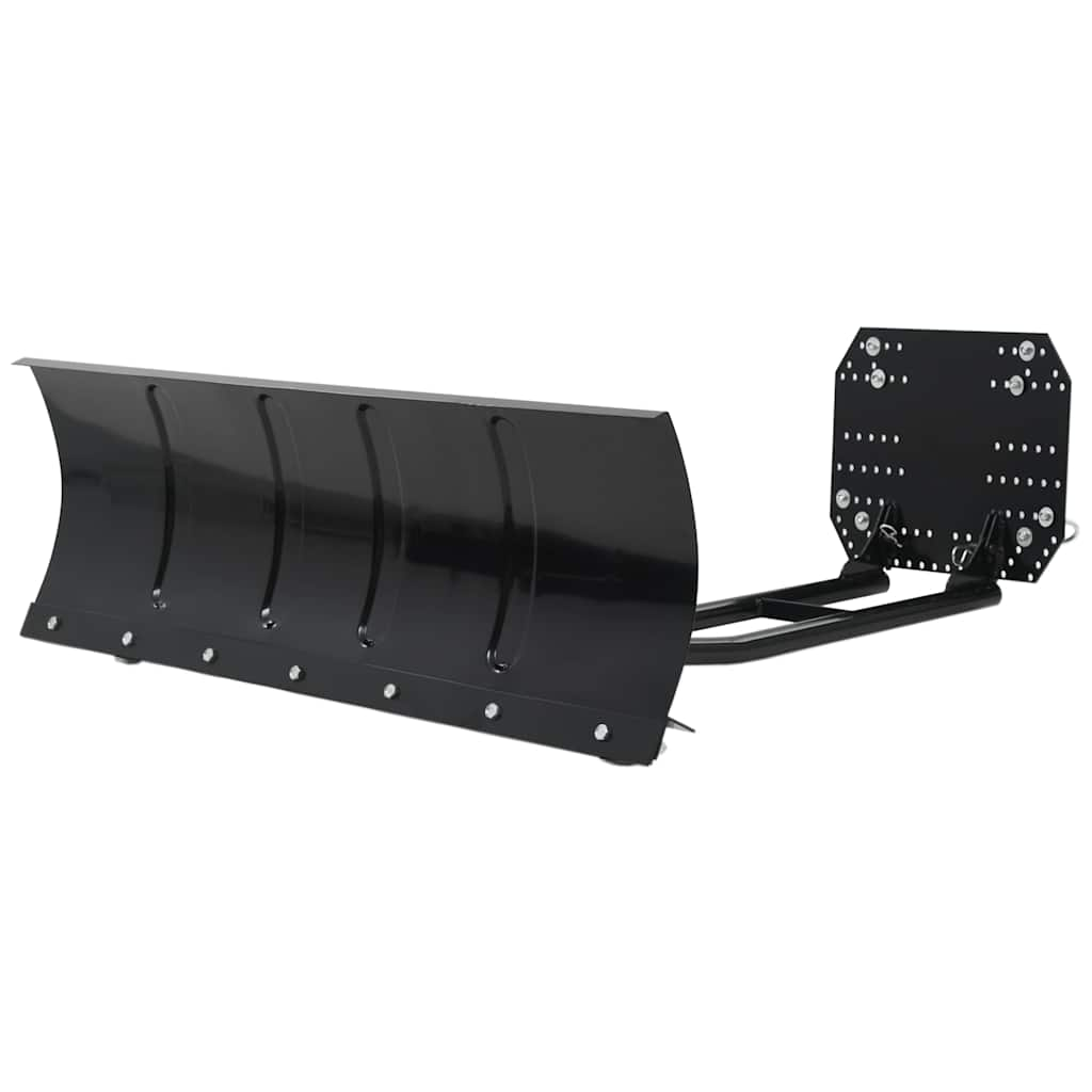 vidaXL Plug de zăpadă pentru ATV, 120x38 cm, Negru