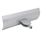 vidaXL Ralica za snijeg za ATV 150 x 44 cm srebrna