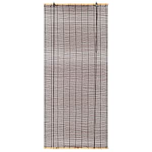 vidaXL Roletai, bambukas, 80x160cm, tamsiai rudi