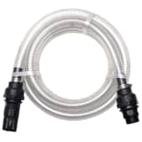 vidaXL Tuyau d'aspiration avec raccords 4 m 22 mm Blanc