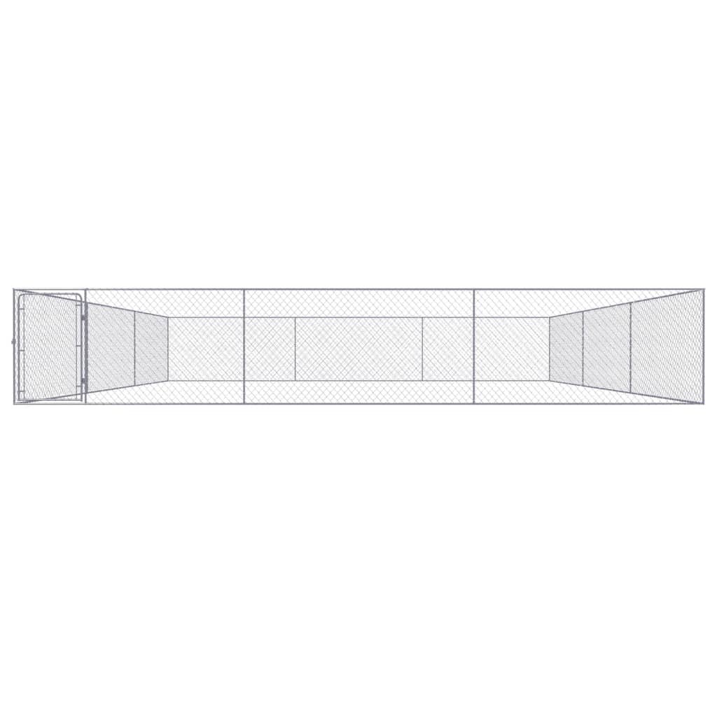 

vidaXL Hondenkennel voor buiten 6x6x1 m gegalvaniseerd staal