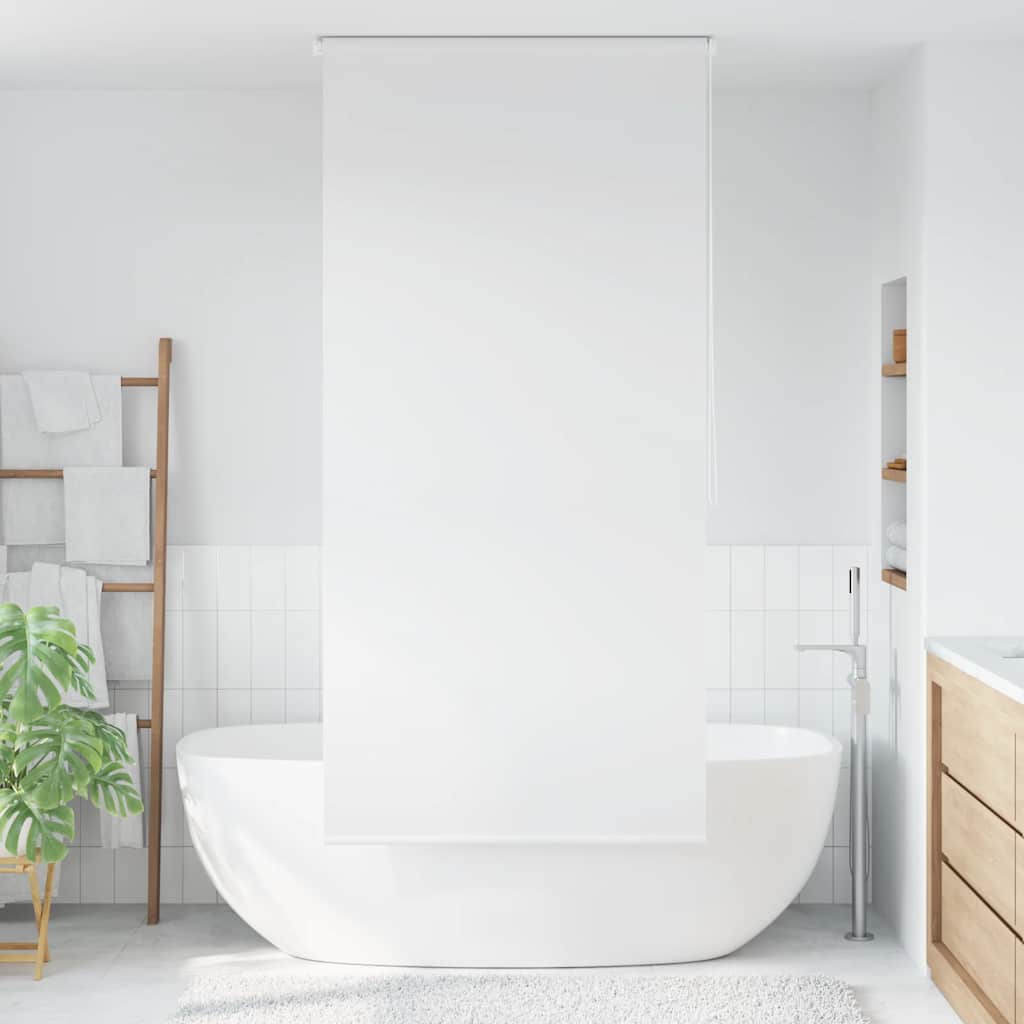 Dusjforheng 100x240 cm hvit