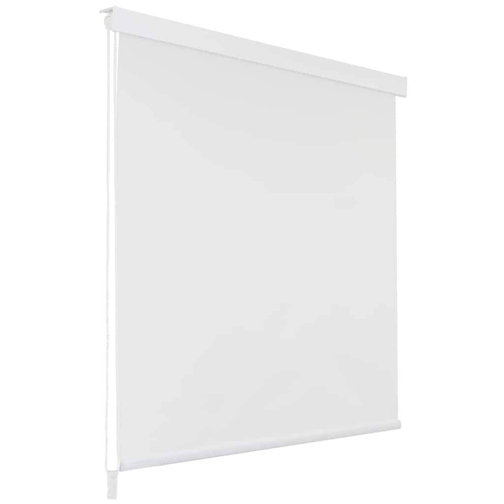 vidaXL Sprchová roleta 120 x 240 cm bílá