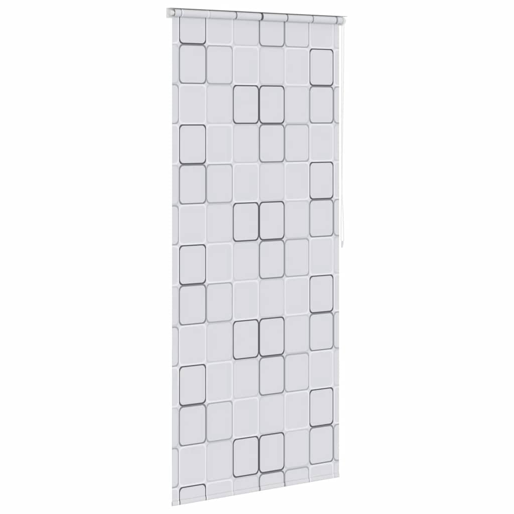vidaXL Rolgordijn voor douche 100x240 cm vierkant afbeelding