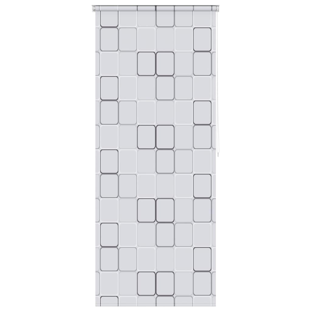 vidaXL Sprchová roleta 120 x 240 cm čtvercový vzor
