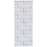 vidaXL Sprchová roleta 120 x 240 cm s čtvercovým vzorem