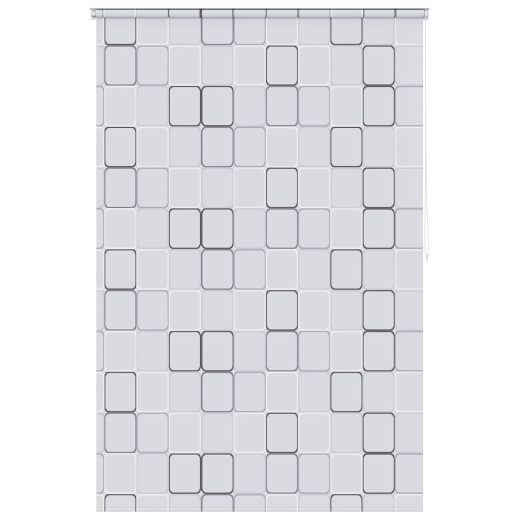vidaXL Sprchová roleta 160 x 240 cm čtvercový vzor