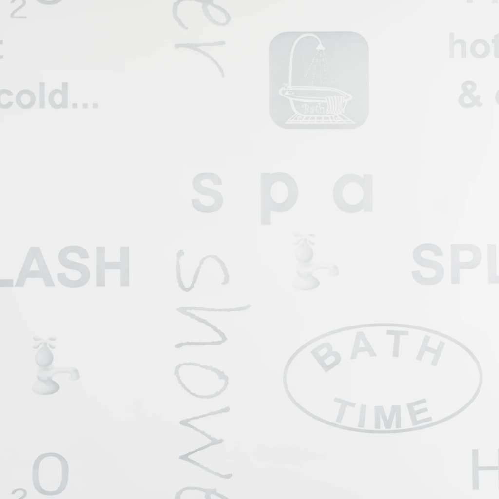 Sprchová roleta 100 x 240 cm se vzorem „Splash"