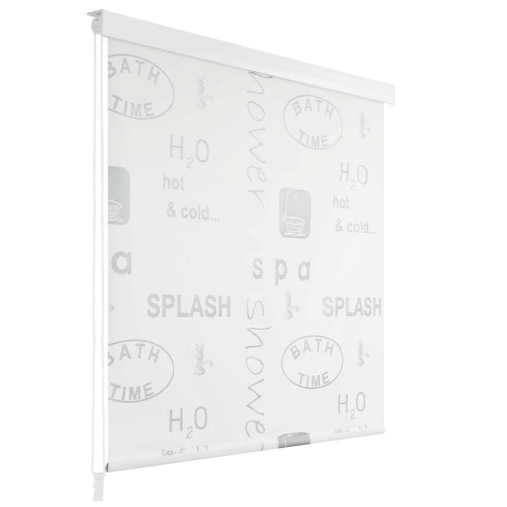 Roletă perdea de duș 140×240 cm Imprimeu Splash