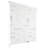 vidaXL Rolgordijn voor douche 180x240 cm splash