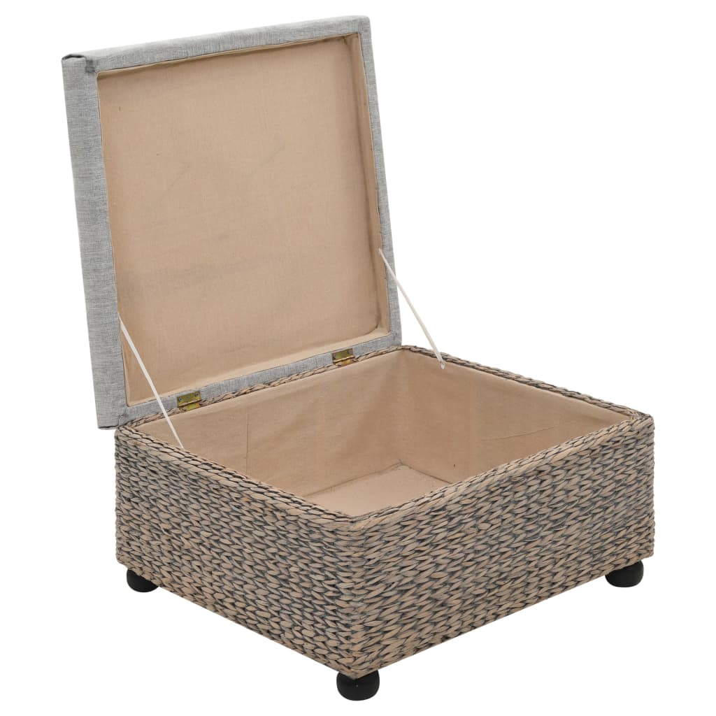 Ottoman Seagrass 65x65x40 Cm Grey VidaXL 18 width=274