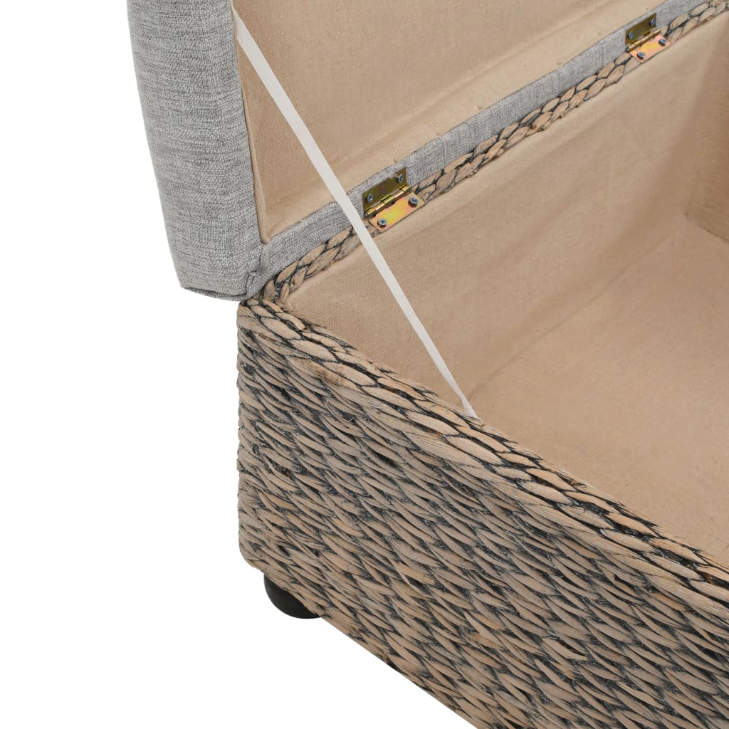 Ottoman Seagrass 65x65x40 Cm Grey VidaXL 19 width=274