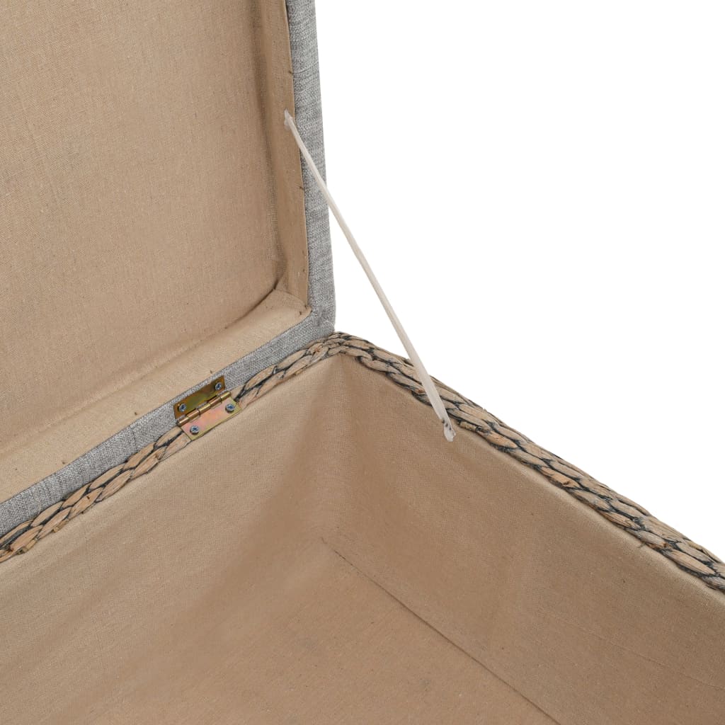 Ottoman Seagrass 65x65x40 Cm Grey VidaXL 20 width=274