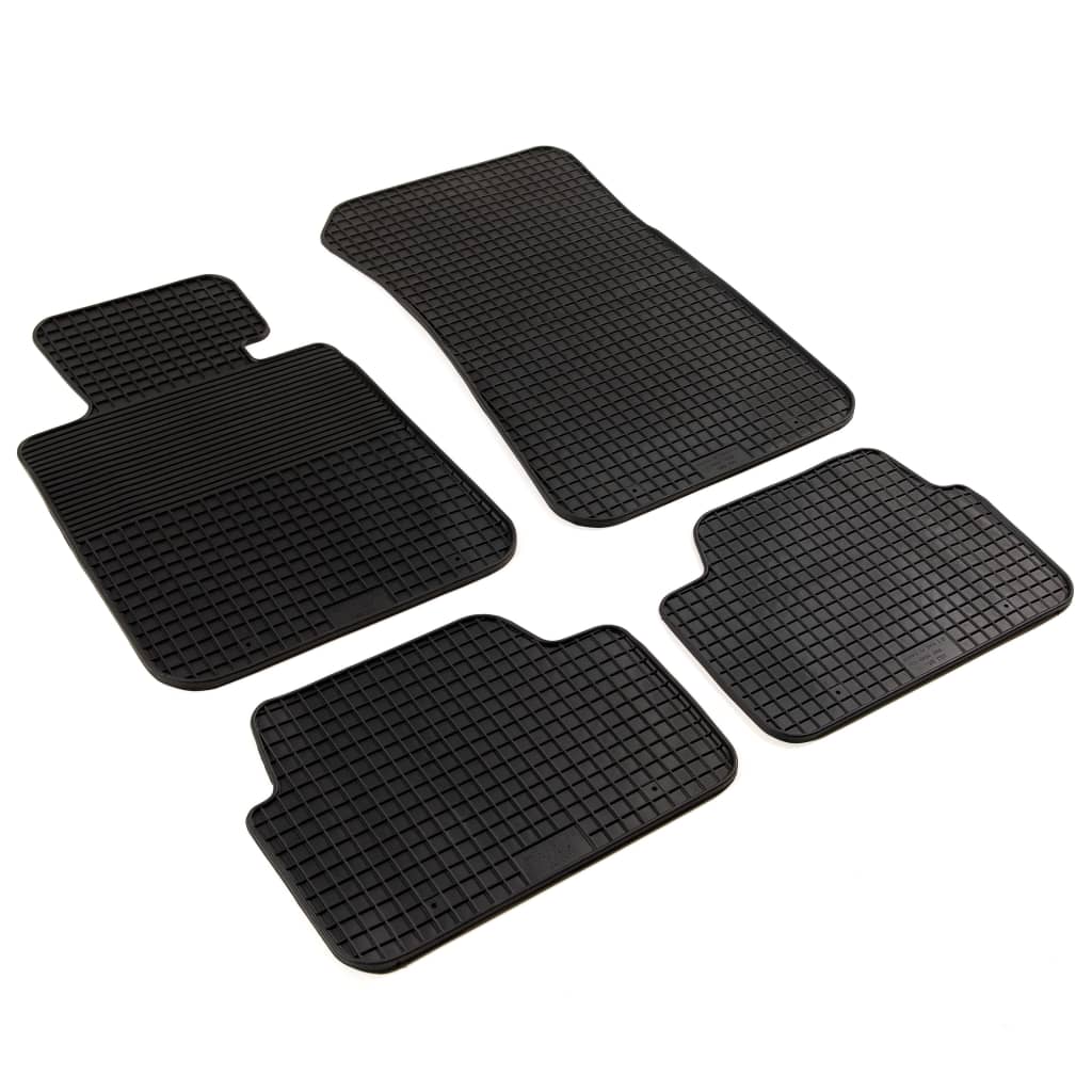 vidaXL Automattenset voor BMW 1 Series (E87) X1 (E84) rubber 4-delig