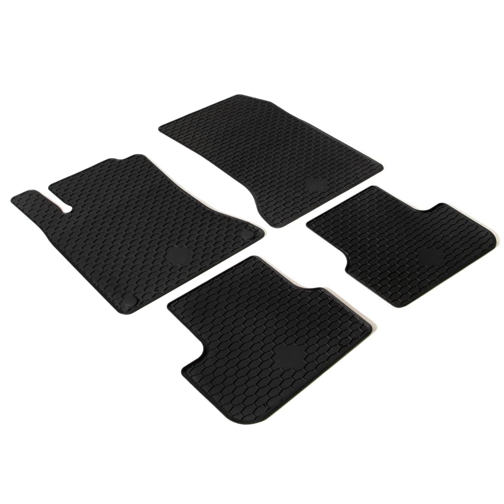 

vidaXL Automattenset voor Mercedes (W176) (W246) rubber 4-delig