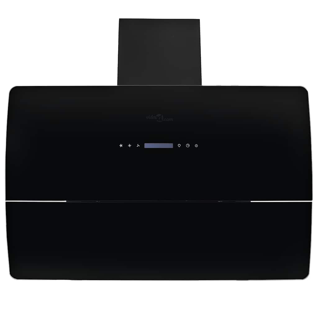 Hotte Murale Acier Inoxydable 756 M³/h 90 Cm Noir VidaXL 13 width=274