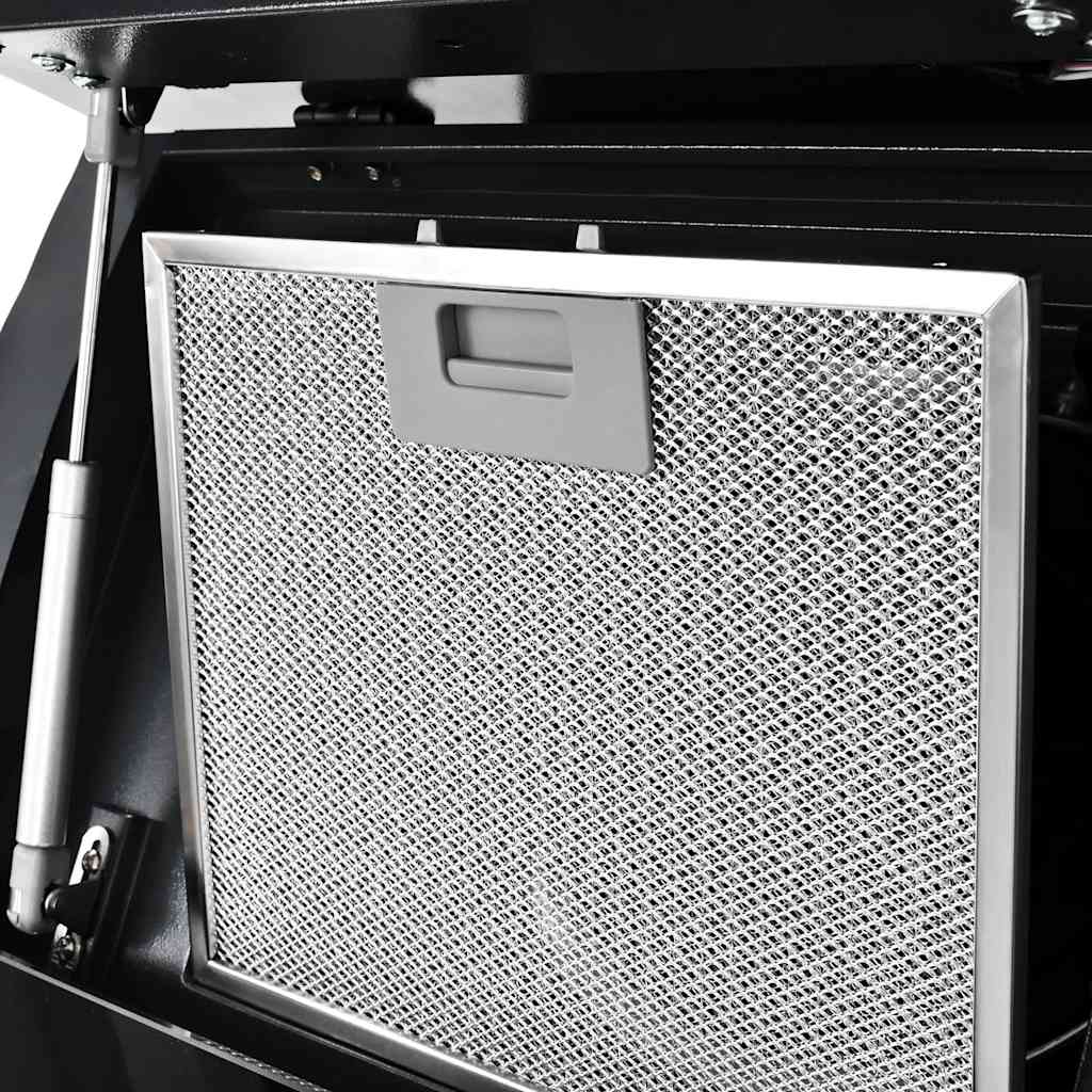 Hotte Murale Acier Inoxydable 756 M³/h 90 Cm Noir VidaXL 17 width=274