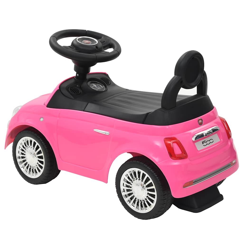 Thumbnail - vidaXL Kinder-Aufsitzauto Fiat 500 Rosa