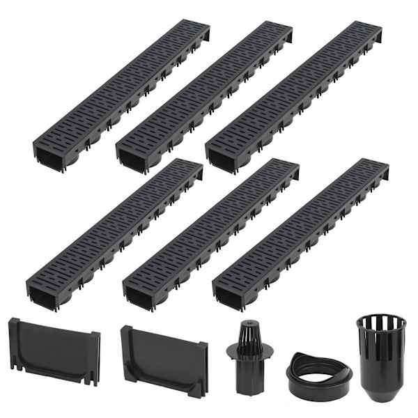 vidaXL &auml;ravooluavad 6 tk, plast, 6 m
