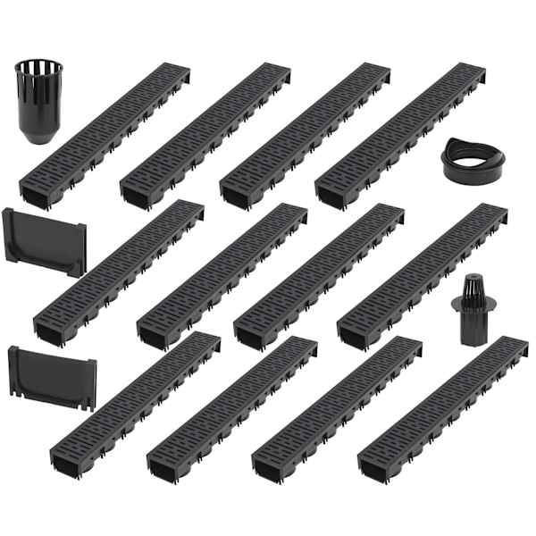vidaXL &auml;ravooluavad 12 tk, plast 12 m