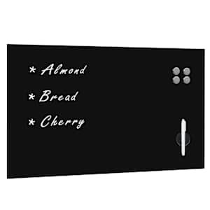 Stenska magnetna črna tabla iz stekla 100x60 cm