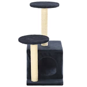 Škrabadlo pro kočky se sisalovými sloupky 60 cm tmavě modrá - obrázek 5
