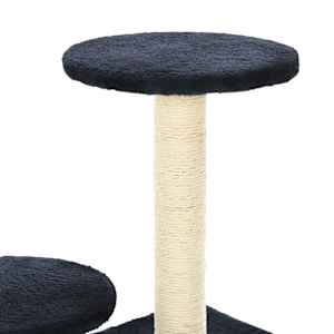 Škrabadlo pro kočky se sisalovými sloupky 60 cm tmavě modrá - obrázek 6