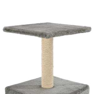 Škrabadlo pro kočky sisalové sloupky 55 cm šedé - obrázek 5