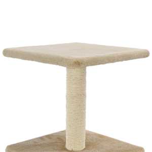 Škrabadlo pro kočky sisalové sloupky 55 cm béžové - obrázek 5
