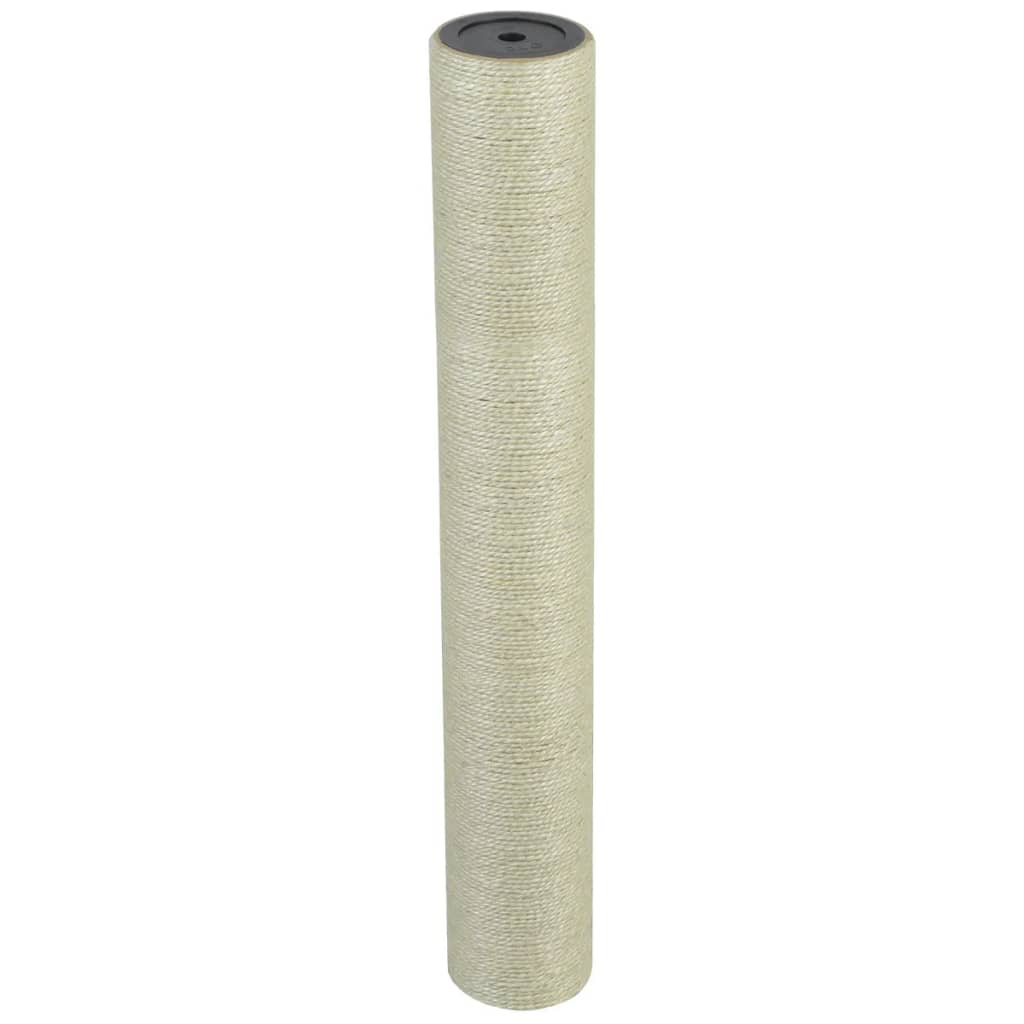 Kradsetræ til katte - vægmonteret 8 × 55 cm, sisal, beige