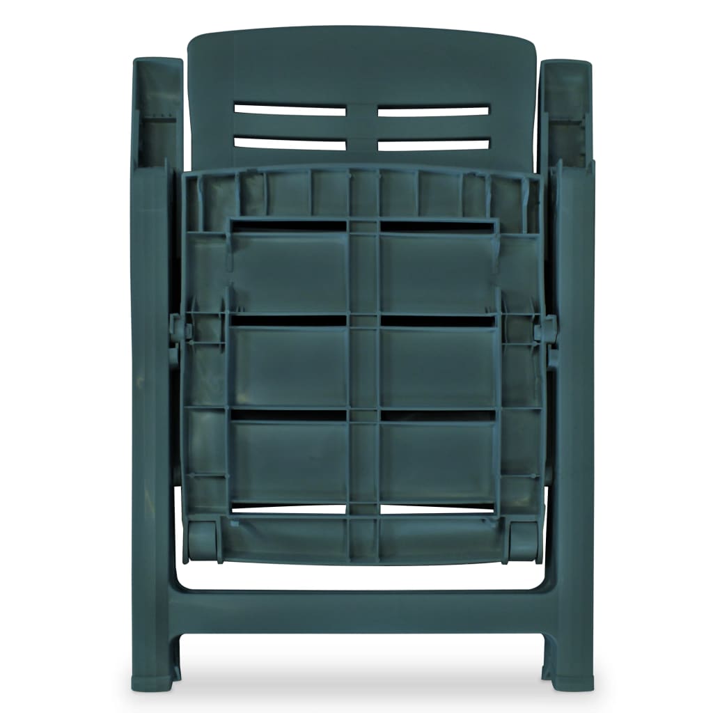 Bistro baldų komplektas, 3d., žalias, plastikas | Stepinfit