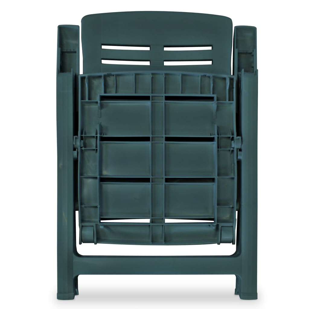 3 Piece Bistro Set Plastic Green 275078