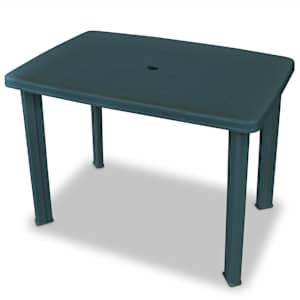 3dílný bistro set plastový zelený - obrázek 3