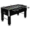 vidaXL lauajalgpalli laud, teras, 60 kg, 140 x 74,5 x 87,5 cm, must