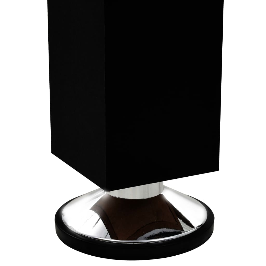 Fekete acél csocsóasztal 140 x 74,5 x 87,5 cm 